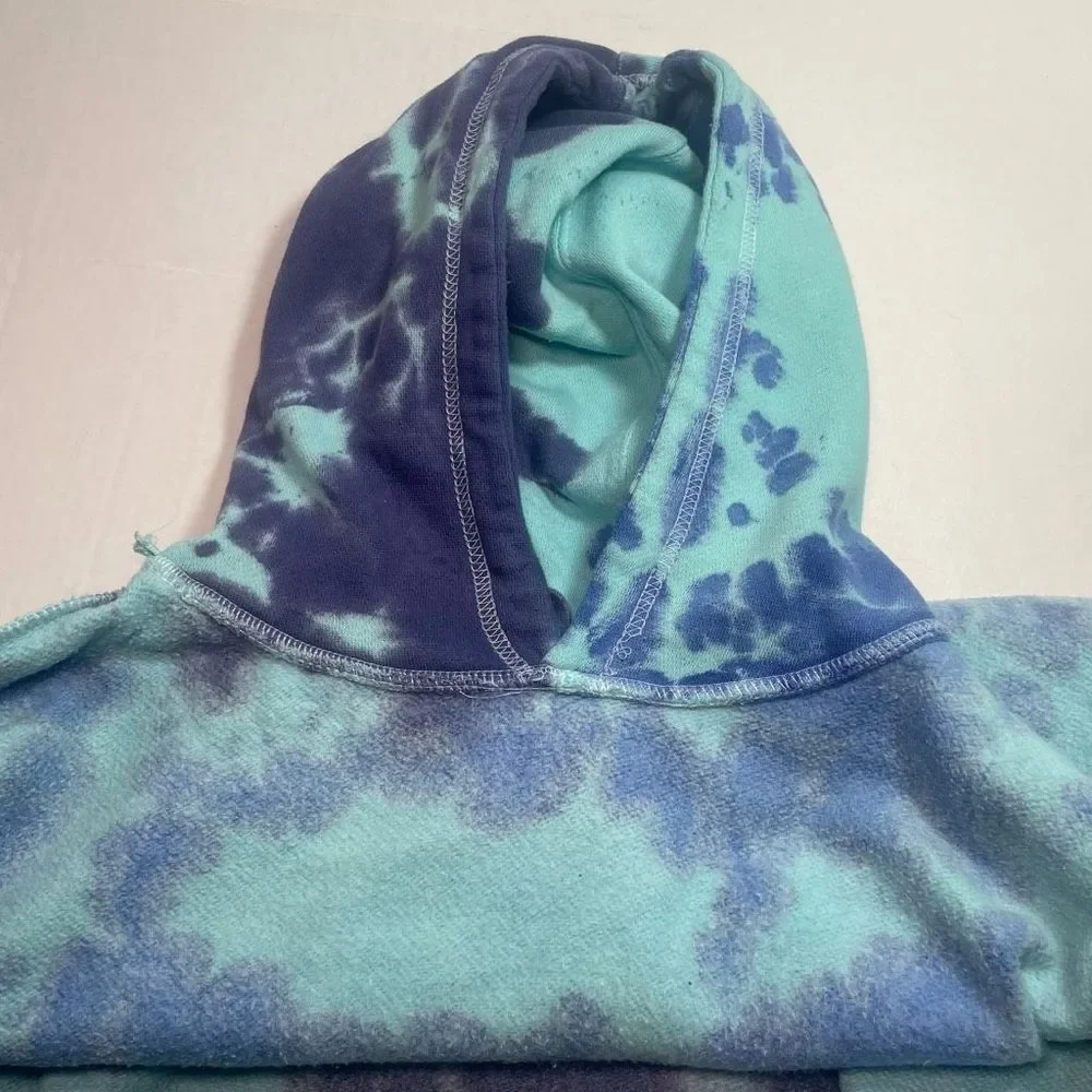 BNWT ACDC FOR THOSE ABOUT TO ROCK UK TOUR 1982 TIE DYE HOODIE MENS/UNISEX L/XL - Picture 10 of 16